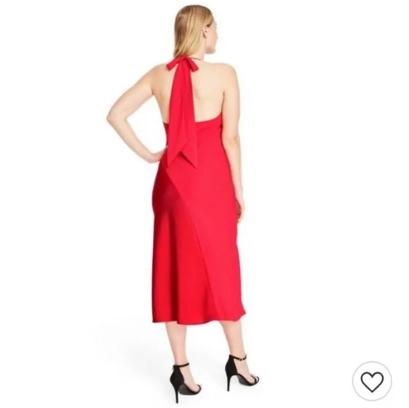 Cushnie x Target Red Strapless Slip Dress - Picture 6 of 14